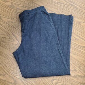 CHAPS Denim Women's Jeans with Wide Leg-Sz 14P